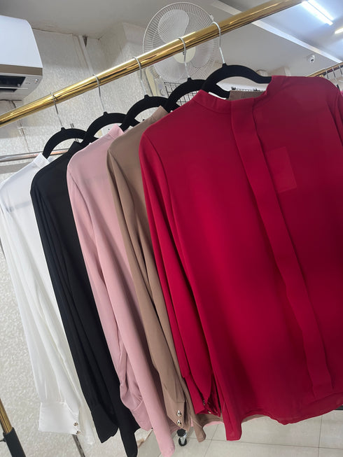 See Through Long Sleeves Tops